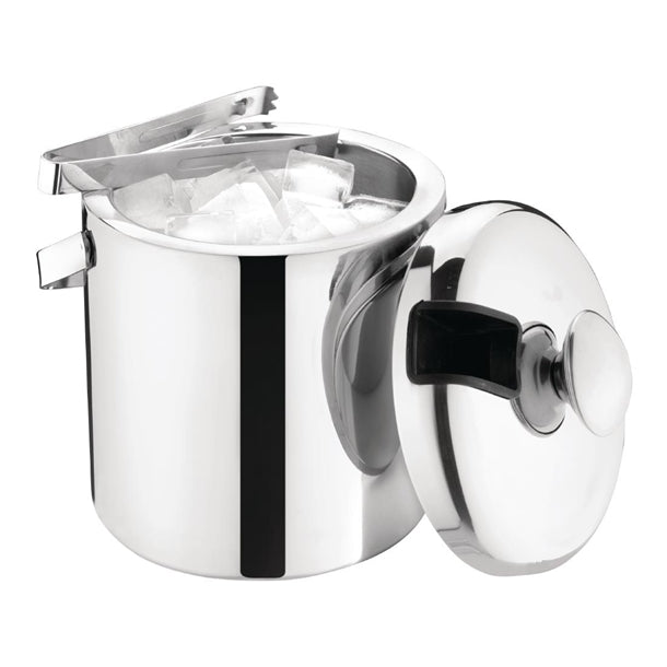 Olympia Ice Bucket with Lid & Tongs 1.23Ltr l279