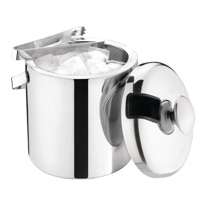 Olympia Ice Bucket with Lid & Tongs 1.23Ltr l279
