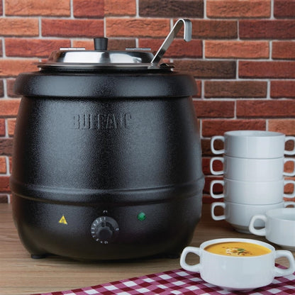 Buffalo Soup Kettle Black 10Ltr l715