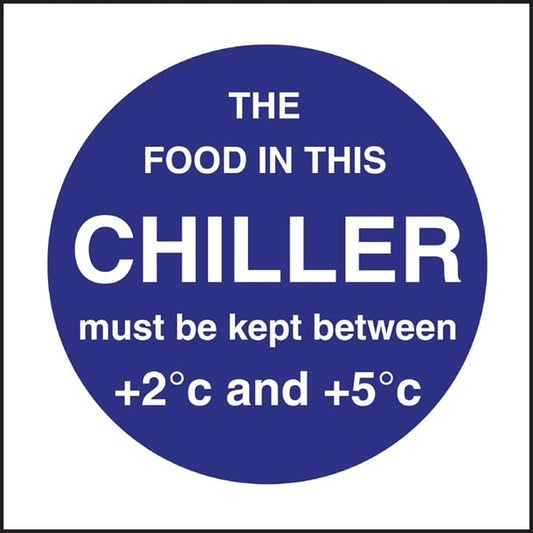 Vogue Food In This Chiller Sign l838