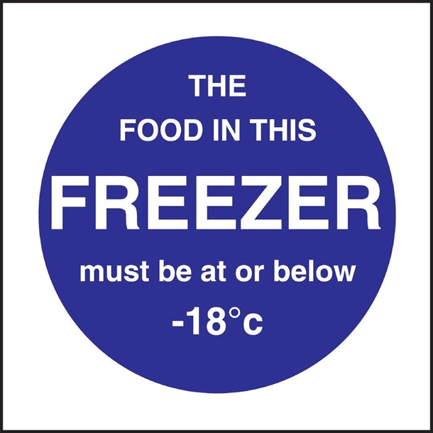 Vogue Food In This Freezer Sign l839