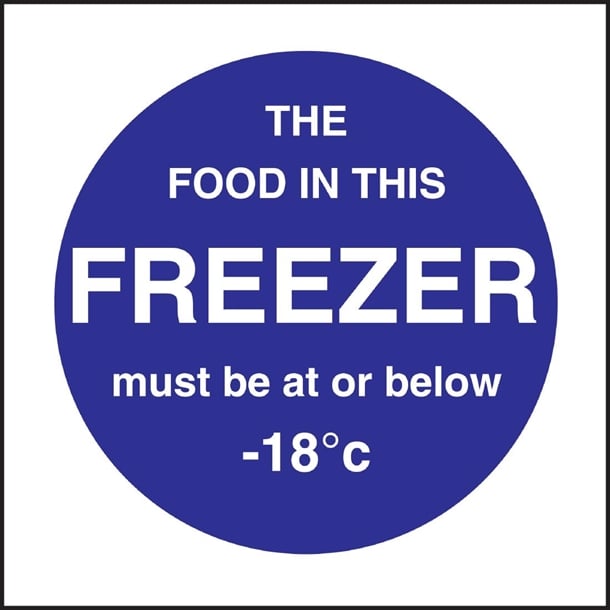 Vogue Food In This Freezer Sign l839