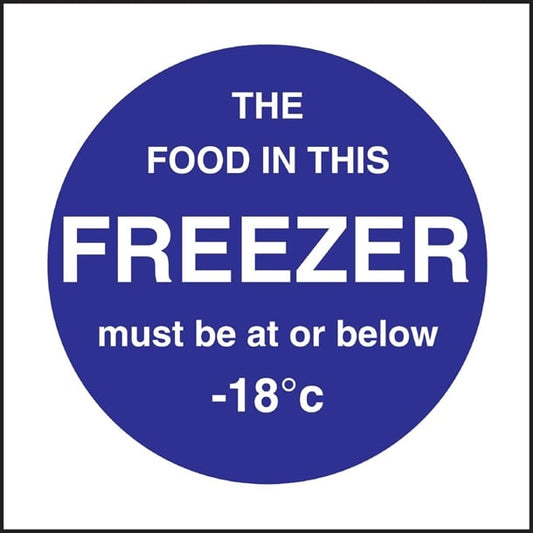 Vogue Food In This Freezer Sign l839