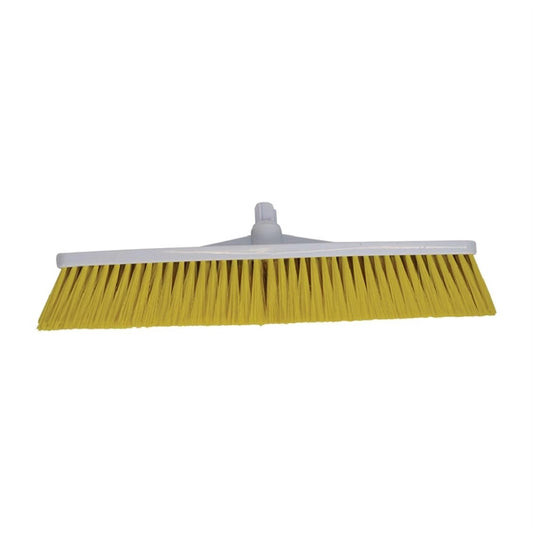 SYR Hygiene Broom Head Soft Bristle Yellow l871