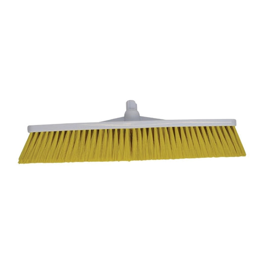 SYR Hygiene Broom Head Stiff Bristle Yellow l875