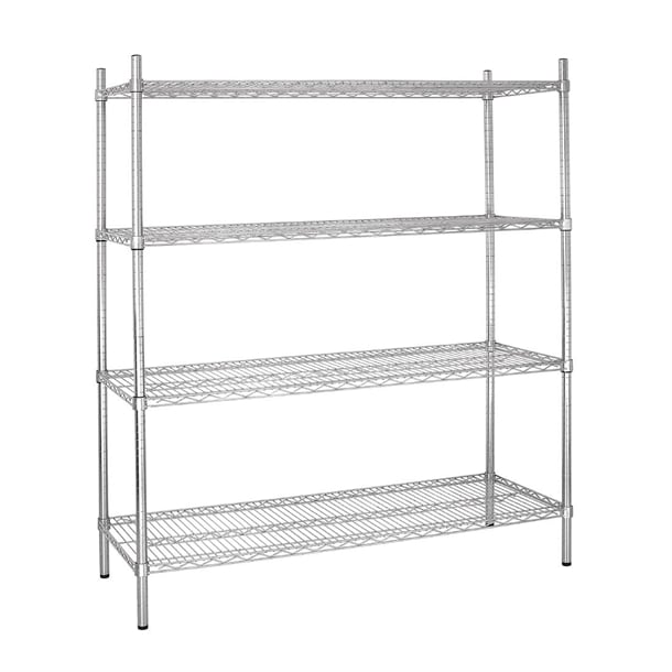 Vogue 4 Tier Wire Shelving Kit 1830x460mm l939