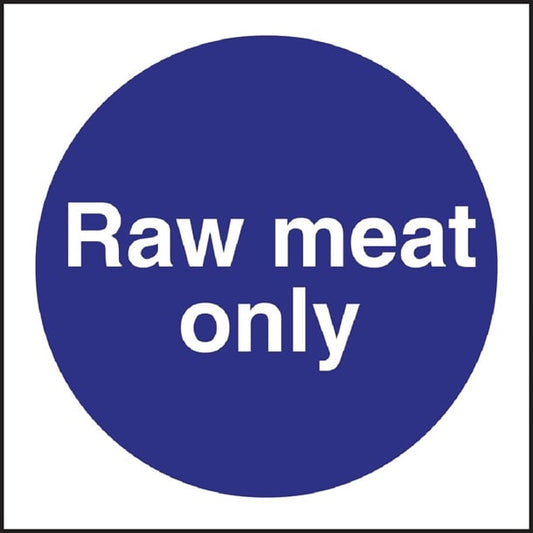 Vogue Raw Meat Only Sign l958