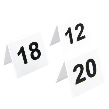Plastic Table Numbers 11-20 l982