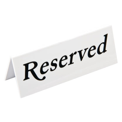 Plastic Reserve Signs (10 Pack) l988