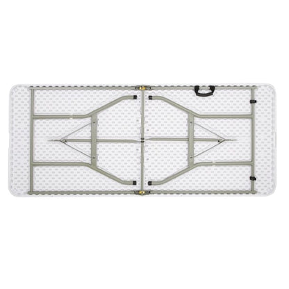 Bolero Rectangular Centre Folding Table 6ft White ll001