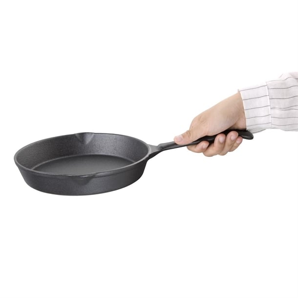 Vogue Round Cast Iron Skillet Pan 20cm m654