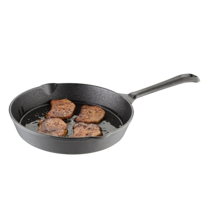 Vogue Round Cast Iron Skillet Pan 20cm m654
