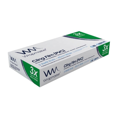 Wrapmaster Cling Film 460mm x 300m (3 Pack) m810