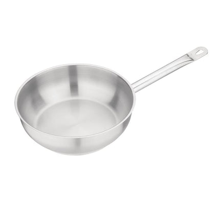 Vogue Stainless Steel Sauté Pan 24cm m923