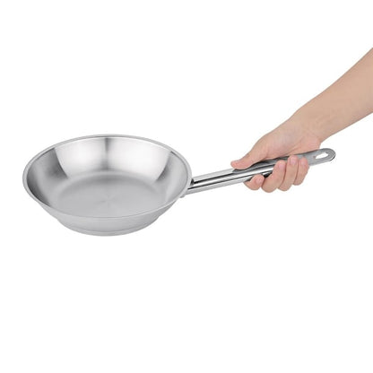 Vogue Stainless Steel Frying Pan 20cm m924