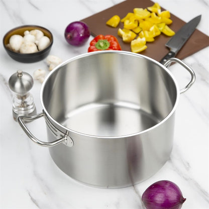 Vogue Stainless Steel Stew Pan 28cm m941