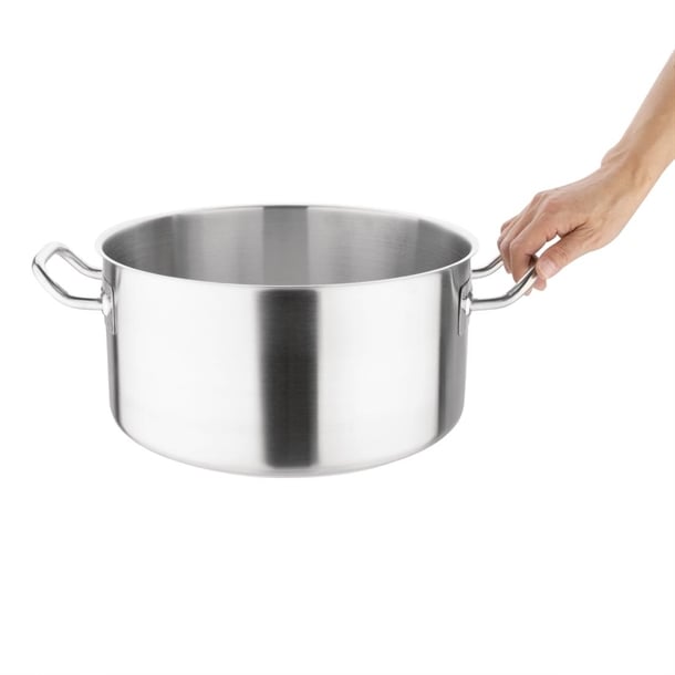 Vogue Stainless Steel Stew Pan 32cm m942