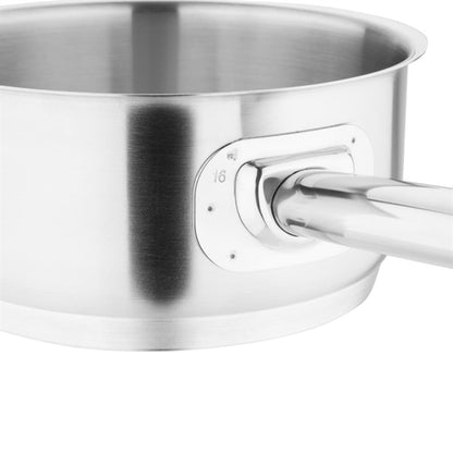 Vogue Stainless Steel Saucepan 16cm m943