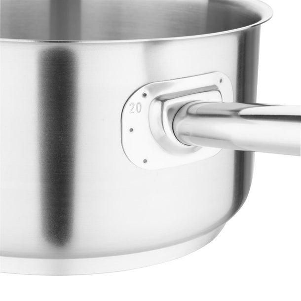 Vogue Stainless Steel Saucepan 20cm m944