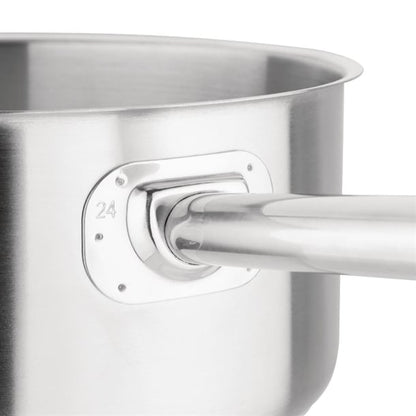 Vogue Stainless Steel Saucepan 24cm m945