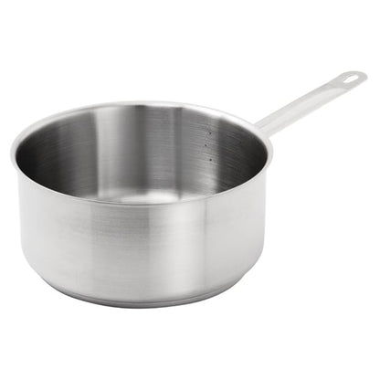 Vogue Stainless Steel Saucepan with Lid 24cm sa605