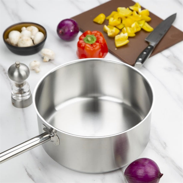 Vogue Stainless Steel Saucepan 28cm m946
