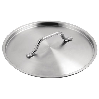 Vogue Stainless Steel Saucepan with Lid 24cm sa605
