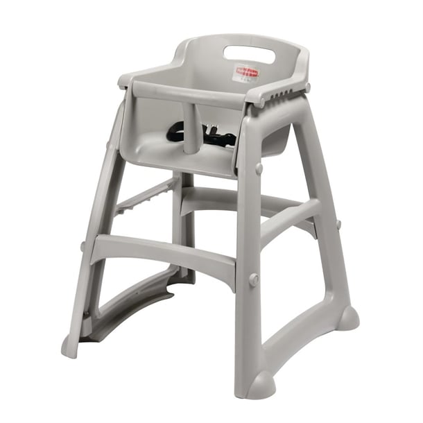 Rubbermaid Sturdy Stacking High Chair Platinum m959