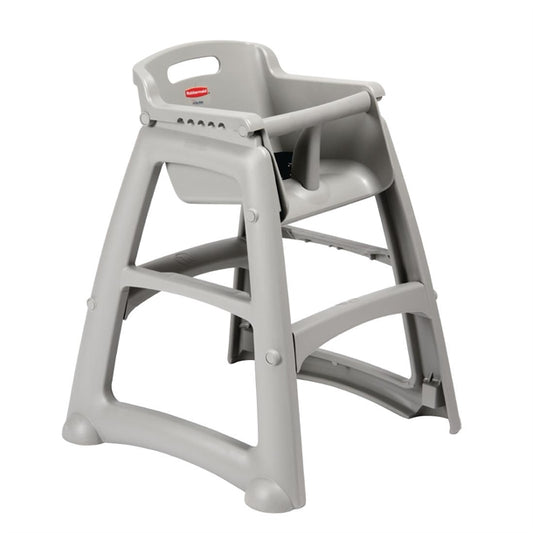 Rubbermaid Sturdy Stacking High Chair Platinum m959