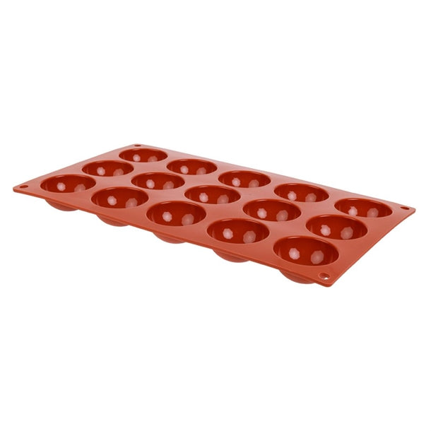 Pavoni Formaflex Silicone Half Sphere Mould 15 Cup n936