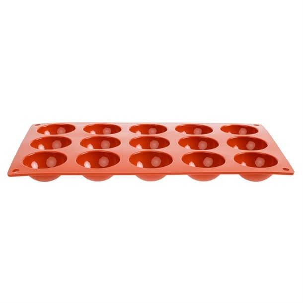 Pavoni Formaflex Silicone Half Sphere Mould 15 Cup n936