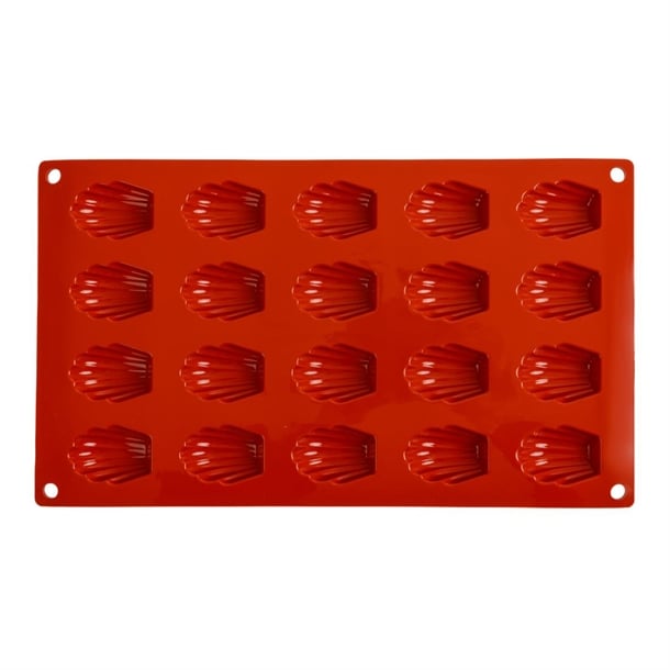 Pavoni Formaflex Silicone Non-Stick Mini-Madeleine Mould 20 Cup n939