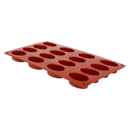 Pavoni Formaflex Silicone Oval Mould 16 Cup n951