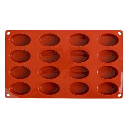 Pavoni Formaflex Silicone Oval Mould 16 Cup n951