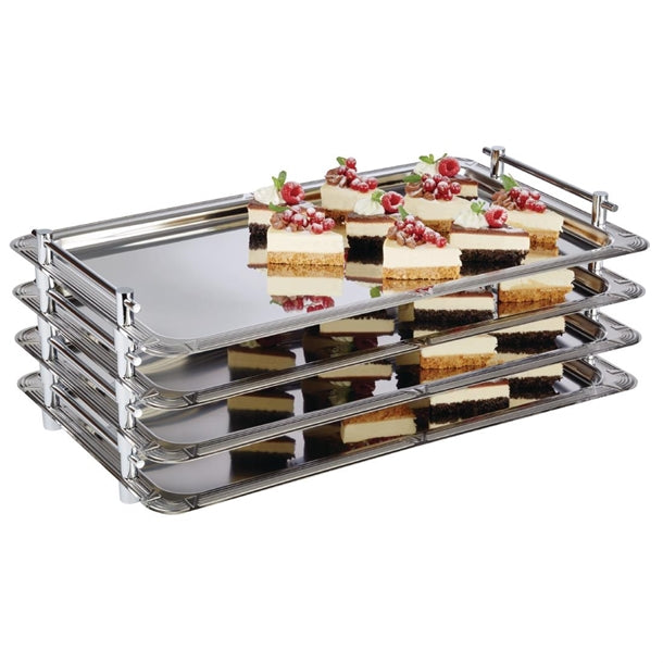 APS Stainless Steel Stacking Buffet Tray GN 1/1 p001