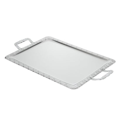APS Stainless Steel Rectangular Handled Service Tray 600mm p004