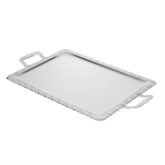 APS Stainless Steel Rectangular Handled Service Tray 600mm p004