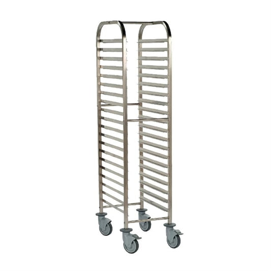 Matfer Bourgeat Full Gastronorm Racking Trolley 20 Shelves p473