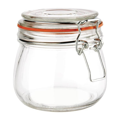 Vogue Clip Top Preserve Jar 500ml p490