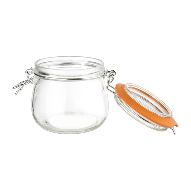 Vogue Clip Top Preserve Jar 500ml p490