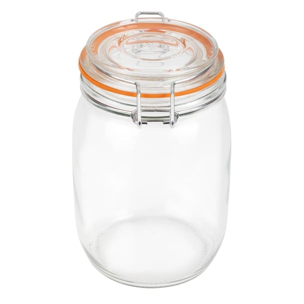 Vogue Clip Top Preserve Jar 1000ml p492