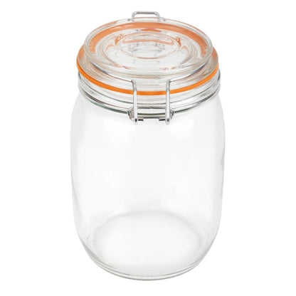 Vogue Clip Top Preserve Jar 1000ml p492