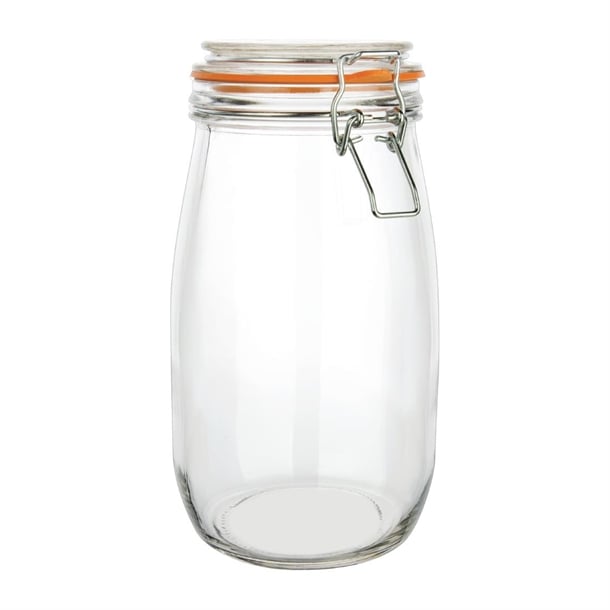 Vogue Clip Top Preserve Jar 1500ml p493