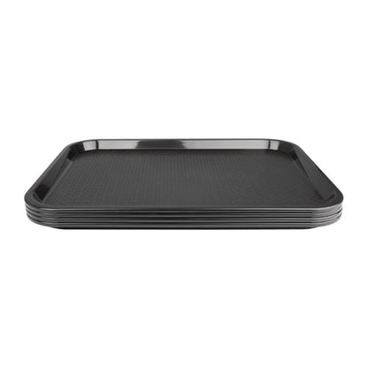 Olympia Kristallon Polypropylene Fast Food Tray Black p_dp216