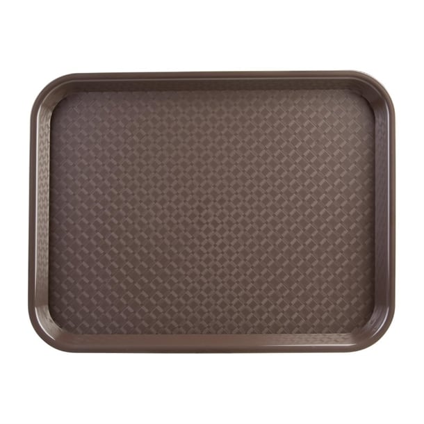 Olympia Kristallon Polypropylene Fast Food Tray Brown p_dp218