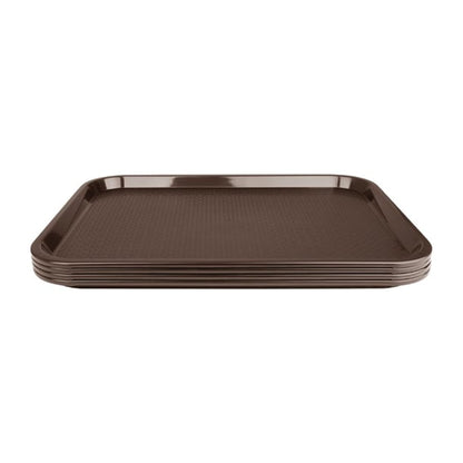 Olympia Kristallon Polypropylene Fast Food Tray Brown p_dp218