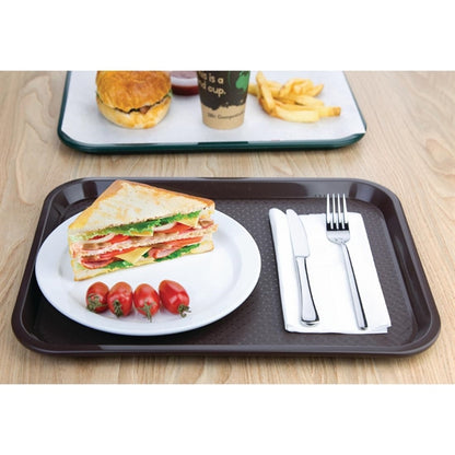 Olympia Kristallon Polypropylene Fast Food Tray Brown p_dp218