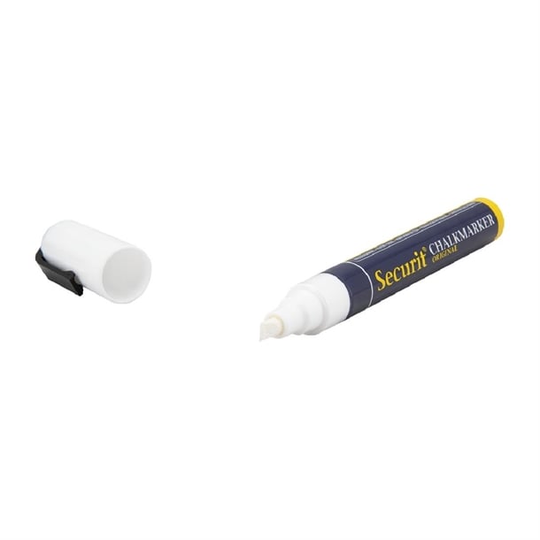 Securit 6mm Liquid Chalk Pen White p520