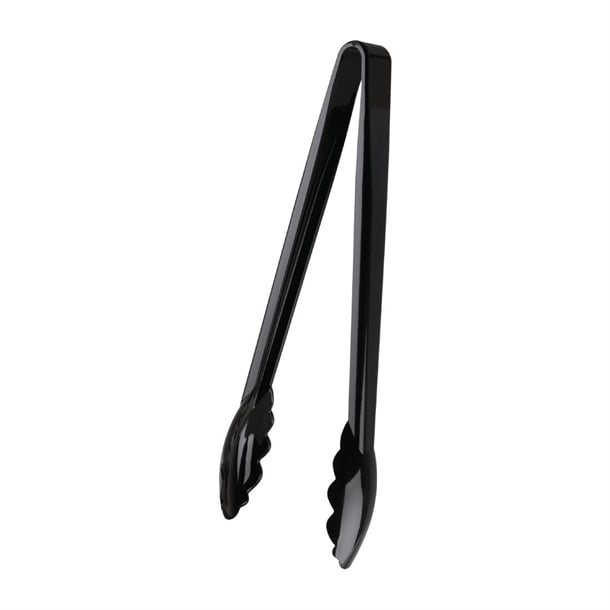 Vogue Black Tongs 12" p925