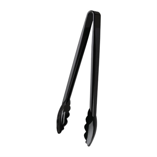 Vogue Black Tongs 12" p925